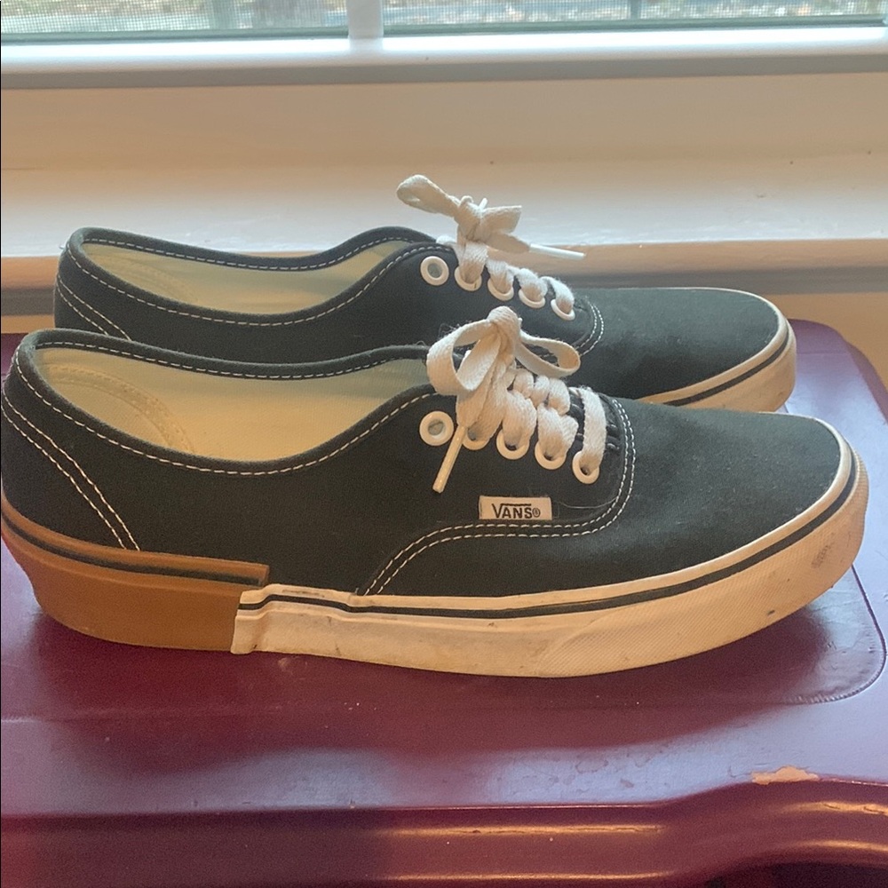 Vans Black Canvas Sneakers